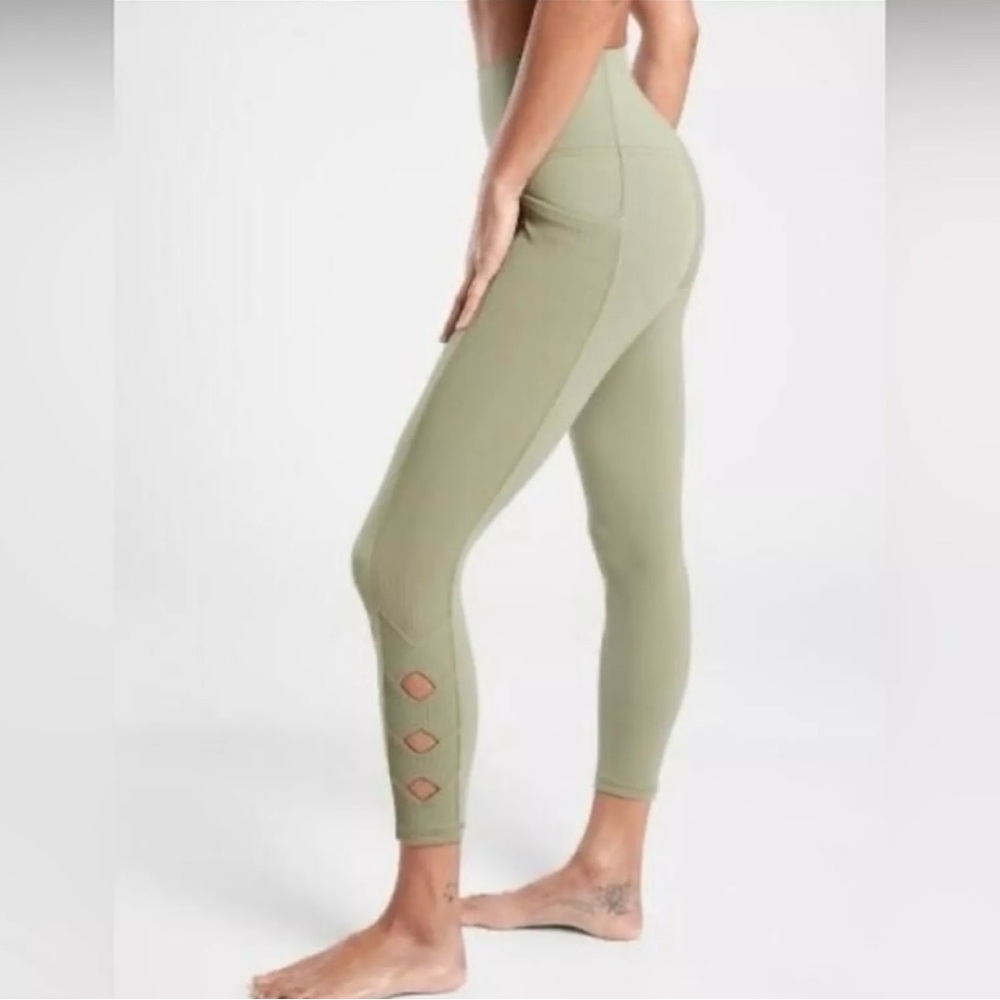 Olive Green Women's High-Waisted Leggings